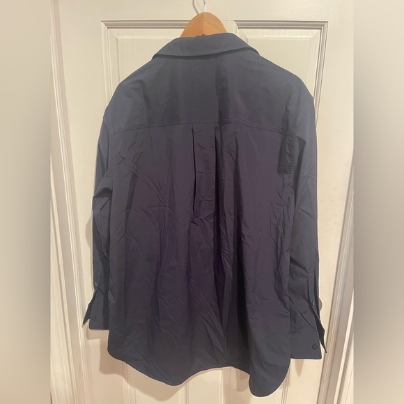 Athleta Women’s M/T Dark Blue Shirt - Picture 4 of 4